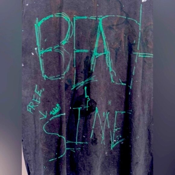 NWOT vintage extra long drummers tee Free KING SLIME heavy TEE OVERSIZED tank - Picture 6 of 10